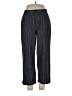 St. John's Bay 100% Cotton Stripes Black Casual Pants Size 12M - photo 1