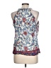 Point Sur 100% Cotton Blue Tank Top Size 10 - photo 2