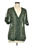 Gap Outlet 100% Polyester Green 3/4 Sleeve Blouse Size M - photo 1