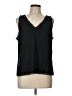 Halogen Black Sleeveless Blouse Size L - photo 1