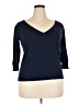 Roz & Ali Blue Cardigan Size 2X - photo 1