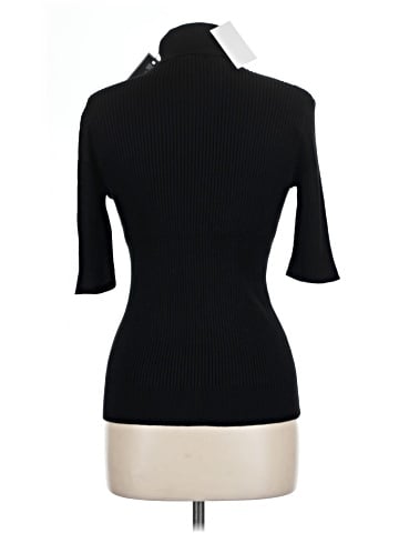 Cable & Gauge Short Sleeve Turtleneck (view 2)