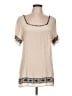 Easel Tan Short Sleeve Blouse Size L - photo 1