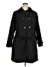 T Tahari Black Trenchcoat Size XL - photo 1