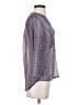 Bongo 100% Polyester Purple 3/4 Sleeve Blouse Size S - photo 4