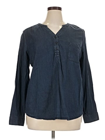 D&Co. Long Sleeve Blouse (view 1)