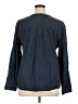 D&Co. Blue Long Sleeve Blouse Size XL - photo 2
