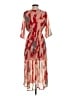 Unbranded 100% Polyester Red Cocktail Dress Size S (estimated) - photo 2