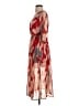 Unbranded 100% Polyester Red Cocktail Dress Size S (estimated) - photo 5