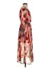 Unbranded 100% Polyester Red Cocktail Dress Size S (estimated) - photo 4