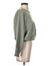Lush Green Long Sleeve Top Size S - photo 4