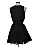 Davina 100% Polyester Solid Black Casual Dress Size L - photo 2