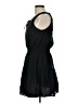 Davina 100% Polyester Solid Black Casual Dress Size L - photo 5