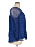 Sundance 100% Polyester Blue Long Sleeve Blouse Size XL - photo 4