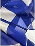 Balenciaga Checkered-gingham Blue Tie Neck Blouse Size EU (IT) 40 / US 4 - photo 6