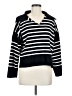 Papermoon Stripes Black Pullover Sweater Size M - photo 1