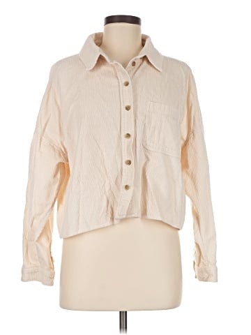 American Eagle Outfitters Long Sleeve Blouse (view 1)
