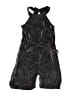 Zunie Metallic Black Romper Size 16 - photo 1