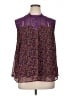 Daniel Rainn Purple Sleeveless Blouse Size XL - photo 1