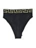 Versace Graphic Black Greca Bikini Bottom Size Sm (2) - photo 2