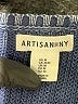 Artisan NY 100% Cotton Blue Pullover Sweater Size M - photo 7