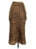 DL1961 100% Silk Animal Print Brown Silk Skirt Size XS - photo 2