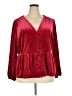 Old Navy Burgundy Long Sleeve Blouse Size 3X - photo 1