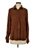 Cloth & Stone Brown Long Sleeve Button-Down Shirt Size S - photo 1