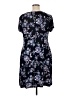 Connected Apparel Floral Black Casual Dress Size 16 - photo 2