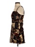 Cider Graphic Brown Cocktail Dress Size M - photo 5