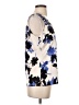 St. John Blue Sleeveless Silk Top Size P (petite) - photo 4