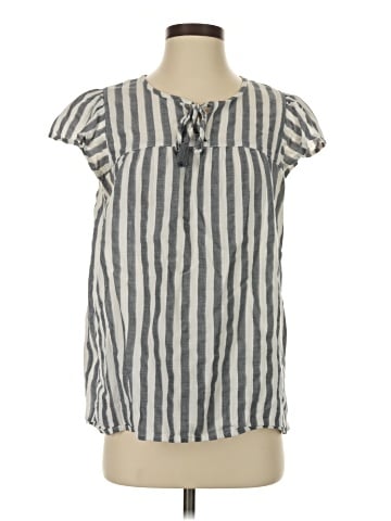 St. John's Bay Short Sleeve Blouse (view 1)