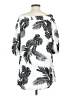 Old Navy 100% Polyester Print White Casual Dress Size S - photo 2