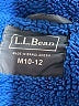 L.L.Bean 100% Recycled Polyester Solid Blue Snow Jacket Size 10 - 12 - photo 3