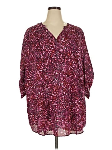 Torrid 3/4 Sleeve Blouse (view 1)