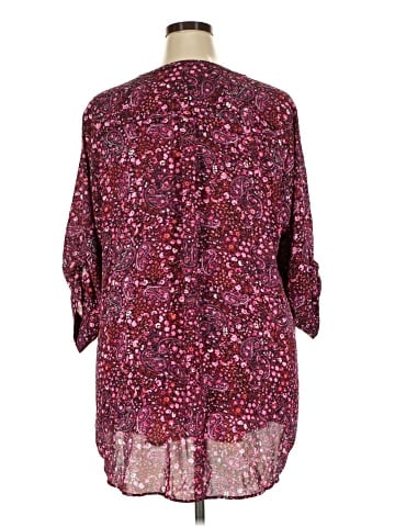 Torrid 3/4 Sleeve Blouse (view 2)