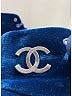 Chanel 100% Velvet Blue Ankle Boots Size EU 37 1/2 - photo 5