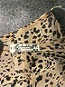 Intimately by Free People 100% Polyester Animal Print Tan 3/4 Sleeve Blouse Size S - photo 7