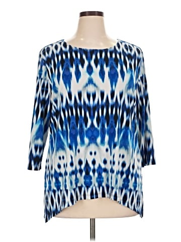 Travelers by Chico's 3/4 Sleeve Blouse (view 1)