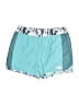 The North Face 100% Polyester Color Block Teal Athletic Shorts Size 14 - 16 - photo 1