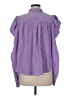 Ulla Johnson 100% Silk Purple 3/4 Sleeve Silk Top Size 6 - photo 2