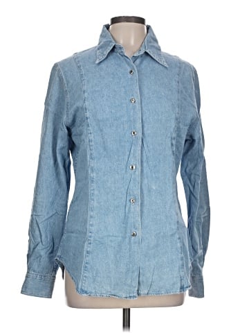 Ann Taylor Long Sleeve Button-Down Shirt (view 1)