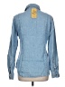 Ann Taylor 100% Cotton Blue Long Sleeve Button-Down Shirt Size 10 - photo 2