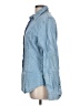 Ann Taylor 100% Cotton Blue Long Sleeve Button-Down Shirt Size 10 - photo 5