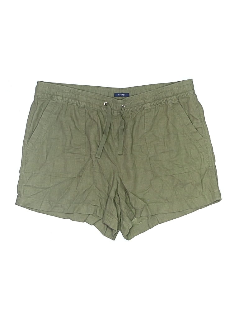Pre-owned Nautica Khaki Shorts In Green