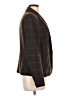 Kasper Plaid Burgundy Blazer Size 12 - photo 4