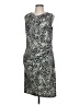 Robert Rodriguez 100% Polyester Animal Print Silver Cocktail Dress Size L - photo 1