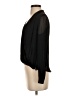 ALLSAINTS 100% Silk Black Long Sleeve Silk Top Size 4 - photo 5