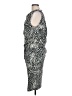 Robert Rodriguez 100% Polyester Animal Print Silver Cocktail Dress Size L - photo 5