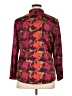 Ruby Rd. Print Burgundy Long Sleeve Blouse Size 14 - photo 2